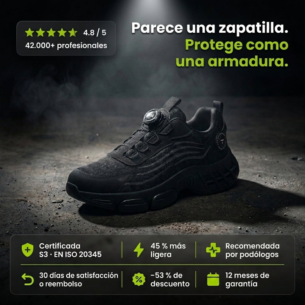 Noblivio® PROTECCIÓN S3 Pro — Seguridad y Comodidad para Todo el Día